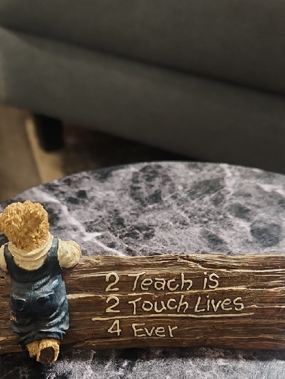 Special Teacher Plaque - Brown "Teachers Plant Seeds That Grow Forever" - Picture 3 of 6